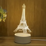 Διακοσμητικό Τρισδιάστατο LED USB Φωτιστικό Eiffel Tower - 3D Desk Lamp