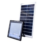 Αδιάβροχος Ηλιακός προβολέας με 240LED Αλουμινίου 300W IP67 με Τηλεχειριστήριο & Χρονοδιακόπτη