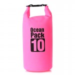 Αδιάβροχος Αεροστεγής Σάκος / Τσάντα 10L με Λουρί Ώμου που Επιπλέει στο Νερό Ocean Pack , Ροζ