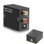 Μετατροπέας Ψηφιακού Ήχου Optical / Toslink / Coaxial σε Αναλογικό RCA L/R με Καλώδιο USB - Digital Optical to Analog Converter Switch