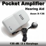 Ακουστικά Ενίσχυσης Ακοής & Βοήθημα Βαρηκοίας Pocket Size ΑΧΟΝ® X-136 - 130dΒ