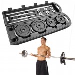 Σετ Aλτήρες & Μπάρα 50kg σε Βαλίτσα 152cm - Ρυθμιζόμενα Βάρη Dumbell Set GL-24221