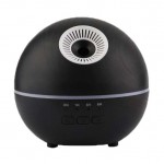 Υγραντήρας Υπερήχων με RGB LED Φωτισμό & Χρονοδιακόπτη 120ml - Συσκευή Αρωματοθεραπείας - Aroma Diffuser Χρώμα Μαύρο Ξύλο