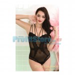 Σέξυ Ολόσωμο Διάφανο Δαντελωτό Εσώρουχο με Λάστιχα - Seethrough Sexy Lingerie Babydoll