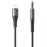 Καλώδιο Ήχου Apple Lightning σε Jack 3.5mm Μουσικής 1m Awei CL-116L Μαύρο