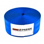 Ζώνη Ασφαλείας Αυτοκινήτου Υψηλής Αντοχής 10m για DIY - Ιμάντας Πολυεστέρα EPMAN EPWR2018M10 - Μπλε