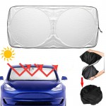Πρακτική Πτυσσόμενη Ηλιοπροστασία (Σκίαστρο) ΠαρΜπριζ Ταμπλό Αυτοκινήτου Αναδιπλούμενη