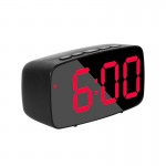 Ψηφιακό Ρολόι , Ξυπνητήρι με LED Οθόνη & Κόκκινα Ψηφία, Επιτραπέζιο Μαύρο GH-0711L