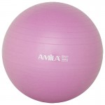Μπάλα Γυμναστικής Amila Gymball 65cm Ροζ Bulk