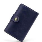 Πορτοφόλι Με Προστασία Υποκλοπής RFID & Μηχανισμό - Anti-thief Wallet Μπλε OEM