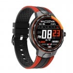 Αδιάβροχο Smartwatch Ρολόι με Μετρητή Παλμών, Απόστασης, Βημάτων, Θερμίδων, Ύπνου, Sport Δραστηριότητες & Ειδοποιήσεις Κινητού - E15 - Πορτοκαλί