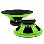 Μεγάφωνο Αυτοκινήτου 10, Midrange Συχνοτήτων, Fony 800W, 25cm Διάμετρος, Μαύρο - Πράσινο