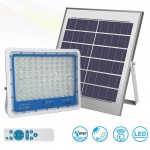 Ηλιακός Προβολέας LED, 300 W, Αδιάβροχος IP67 με Φωτοβολταϊκό Πάνελ, Τηλεχειριστήριο & Χρονοδιακόπτη