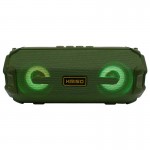 Φορητό Ηχείο Bluetooth Stereo 10W, με Λουράκι Ώμου, 2 Full Range Μεγάφωνα & Woofer, USB, AUX, Κάρτα Μνήμης, FM Radio, Πράσινο, KIMISO KM-205