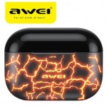 Ασύρματα Ακουστικά με Bluetooth 5.1 & Οθόνη Αφής TWS RGB - Earbuds AWEI T29 Pro Πορτοκαλί