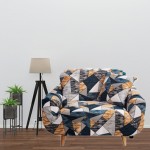 Ελαστικά Καλύμματα για Μονοθέσιο Καναπέ - Πολυθρόνα 90cm - 140cm - Elastic Sofa Cover Γεωμετρικό Σχέδιο