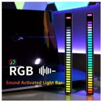 Διακοσμητική Μπάρα Φωτισμού LED RGB Επαναφορτιζόμενη Sound-Sensitive με Βάση Στήριξης