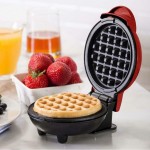 Μίνι Παρασκευαστής Βάφλας - Βαφλάκια 350W Στρογγυλή - Mini Waffle Maker