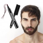 Αδιάβροχο Μολύβι - Τατουάζ & Βούρτσα για Γένια, Μούσι & Μουστάκι - Groomarang Beard Filler Pen & Brush Dark Brown