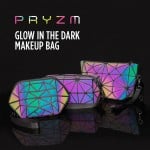 Σετ Τρεις Τσάντες για Μακιγιάζ με Γεωμετρικά Σχέδια που Φωσφορίζουν - Full Set Pryzm Makeup Bags