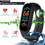 Έξυπνο Ρολόι Υγείας Health & Fitness Αδιάβροχο Βιομετρικό Smartwatch με Παλμογράφο, Πιεσόμετρο, Οξύμετρο, Ποιότητα Ύπνου, Βηματομετρητή Smart Band