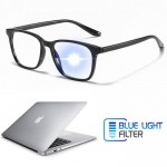 Γυαλιά Υπολογιστή με Φίλτρο Προστασίας Μπλε Φωτισμού από Οθόνες, Κινητά, Τηλεόρασεις Anti Blue Light Glasses - Μαύρο