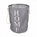 Υφασμάτινο Καλάθι Απλύτων - Laundry Bag Home Γκρι