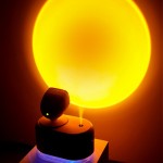 Καλλιτεχνικό Φωτιστικό Sun Projector Lamp LED & Υγραντήρας Υπερήχων Αρωματοθεραπείας - με Ρύθμιση Φωτεινότητας