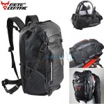 Υπερανθεκτική Αδιάβροχη Επεκτεινόμενη Τσάντα - Σακίδιο Πλάτης Κράνους Μηχανής 28L Motocentric - Γκρι