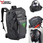 Υπερανθεκτική Αδιάβροχη Επεκτεινόμενη Τσάντα - Σακίδιο Πλάτης Κράνους Μηχανής 28L Motocentric - Πράσινο