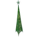 Εντυπωσιακό Πράσινο Χριστουγεννιάτικο Δέντρο Πυραμίδα LED 240εκ. Pyramid Led Christmas Tree