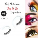 Αυτοκόλλητες Ψεύτικες Βλεφαρίδες Σιλικόνης για Χρήση Χωρίς Κόλλα - Reusable No Glue Self-Adhesive Silicone Eyelashes XH-03