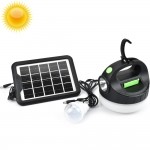 Ηλιακό Φορητό Σύστημα Φωτισμού LED  3 σε 1 με Φακό - Γαντζάκι & Μαγνήτη GDPLUS