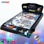 Επιτραπέζιο Arcade Παιχνίδι Φλιπεράκι Andowl - Με Φωτάκια και Ήχους - Για Όλη την Οικογένεια - Μαύρο - Q-YX30