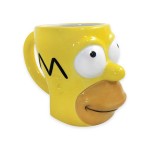 Γυαλιστερή Κούπα MEGA με Σχήμα Homer Simpson - The Simpsons Χωρητικότητας 330 mL