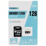 Κάρτα Μνήμης Micro SDHC Treqa 128GB - Class 10 U1 A1 UHS-1 με Αντάπτορα SD