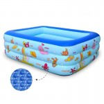 Μεγάλη Παιδική Πισίνα Φουσκωτή 130 x 92 x 55cm Μπλε-Swimming Pool