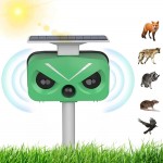 Ηλιακό Απωθητικό σε σχήμα Αετού Ζώων & Πουλιών - Αισθητήρας Κίνησης με Υπέρηχους, Φλας Φωτισμό & Ήχους Εκφοβισμού - Επαναφορτιζόμενο USB