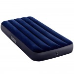 Μονό Φουσκωτό Κρεβάτι Fiber Tech Intex 191x76cm - Στρώμα Ύπνου Σκηνής Camping Μπλε