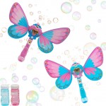 Μαγικό Ραβδί Πεταλούδα για Σαπουνόφουσκες με Μουσική & Φωτισμό LED