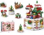 Χριστουγεννιάτικο Παιχνίδι - Τουβλάκια DIY Τούρτα 6 σε 1 για παιδιά – 288 τμχ