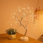 Διακοσμητικό Φωτιζόμενο Δέντρο 50cm με Θερμό Λευκό Led Φωτισμό USB