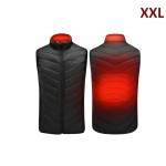 Ηλεκτρικά Θερμαινόμενο Γιλέκο - Μπουφάν - Με 3 Επιλογές Θερμότητας & USB Επαναφορτιζόμενο - XXL