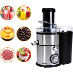 Πολυμήχανη Sokany  4 σε 1 – Αποχυμωτής, Μπλέντερ, Κρεατομηχανή, Μύλος Καφέ Χωρητικότητας 3 Λίτρα με 2 Ταχύτητες 1000W Inox Ασημί