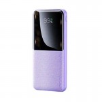 Επαναφορτιζόμενο  Power Bank Remax Γρήγορης Φορτιστής 10000mAh 20W/22.5w USB & Type-C θύρες με Ενσωματωμένη Οθόνη Mωβ