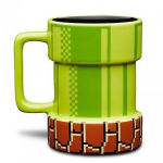 Τρισδιάστατη Ανάγλυφη Κεραμική Κούπα Super Mario Warp Pipe 3D για Καφέ και Τσάι