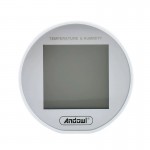 Αισθητήρας Θερμοκρασίας & Υγρασίας WiFi με Οθόνη LCD Andowl - Λευκό