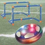 Σετ Αιωρούμενη Μπάλα Ποδοσφαίρου RGB LED με Τέρμα - Hover Soccer