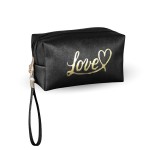 Νεσεσέρ Οργάνωσης Καλλυντικών Love με Φερμουάρ - Μαύρο