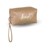 Νεσεσέρ Οργάνωσης Καλλυντικών Love με Φερμουάρ - Μπεζ